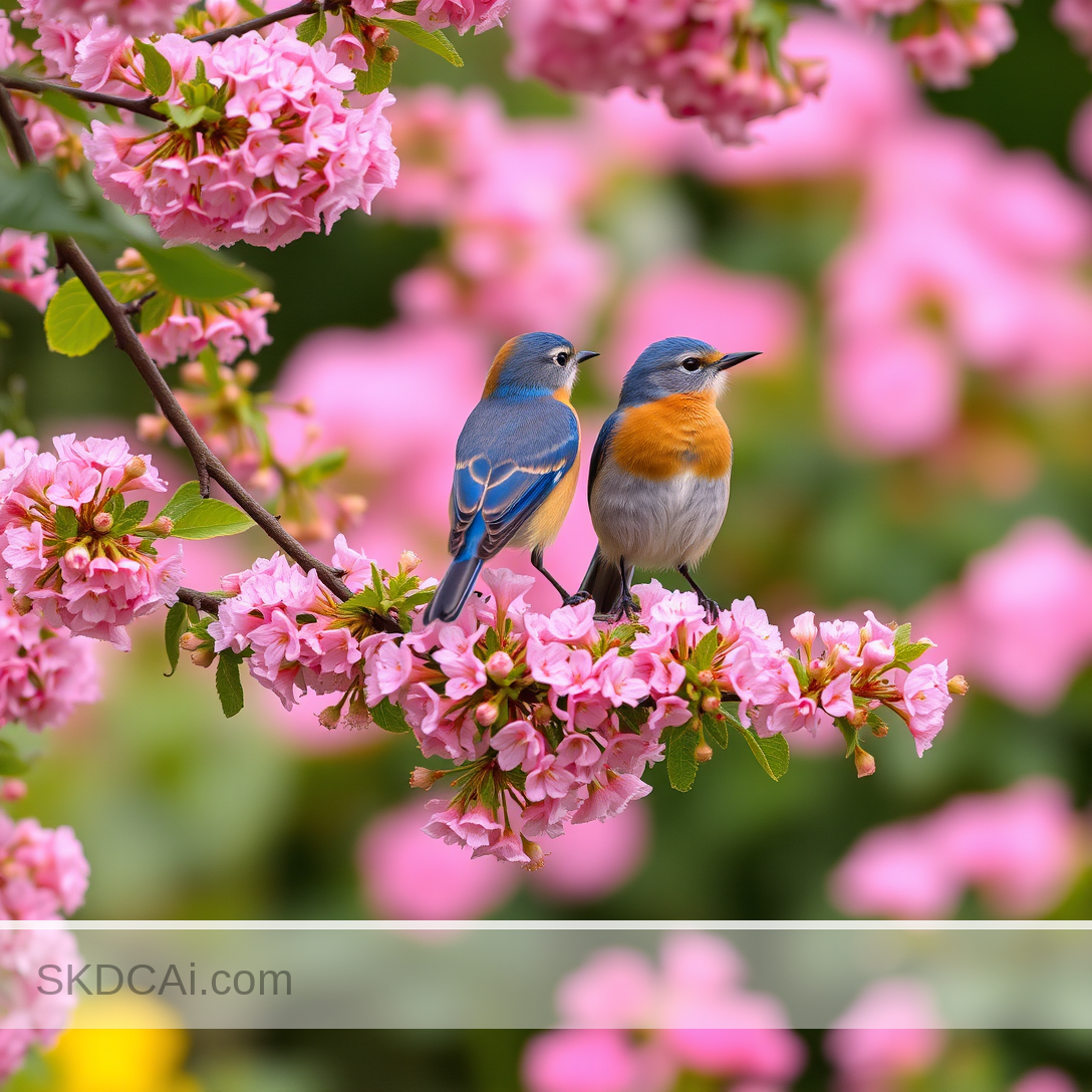 pink-flowers-with-birds