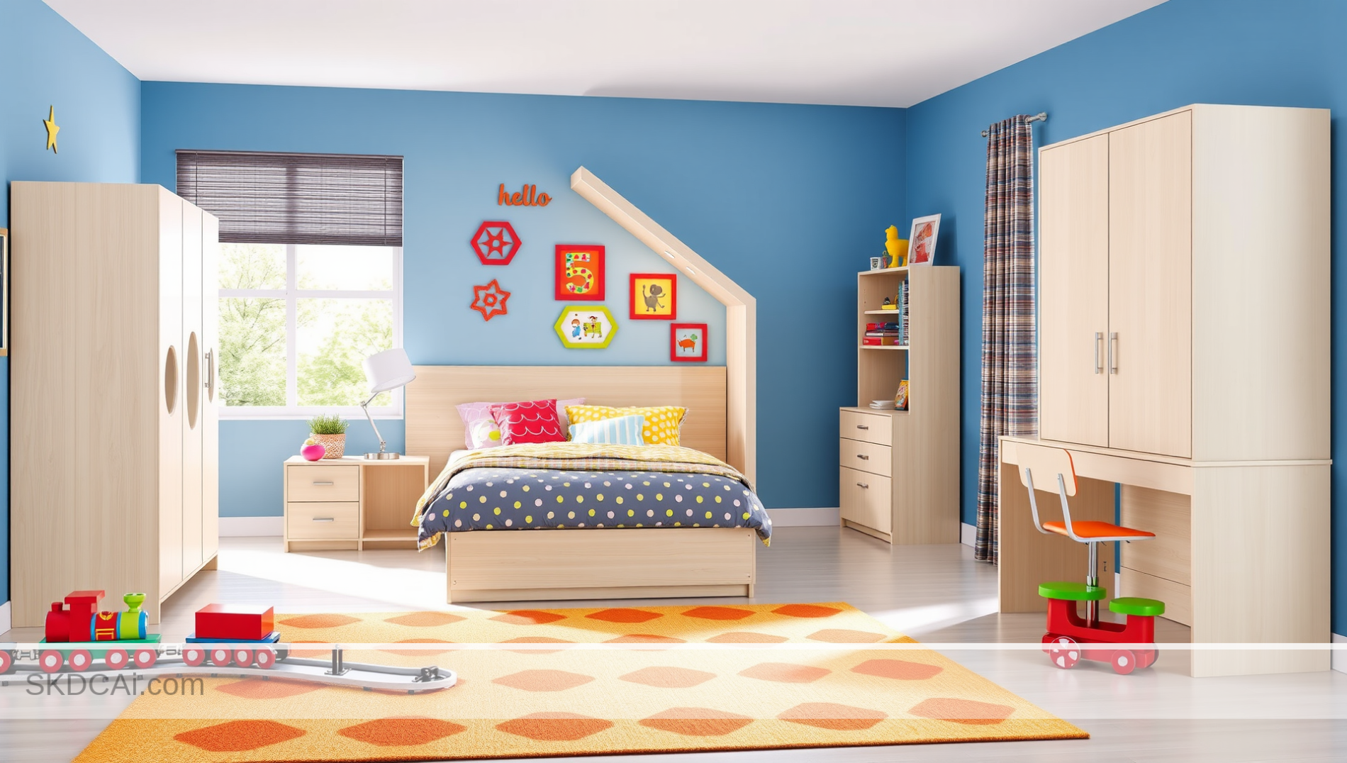 colourful-bed-room